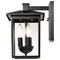 Nuvo Jamesport Outdoor Small Wall Lantern 3 Lights Matte Black Finish 60/5934 - alternate 2